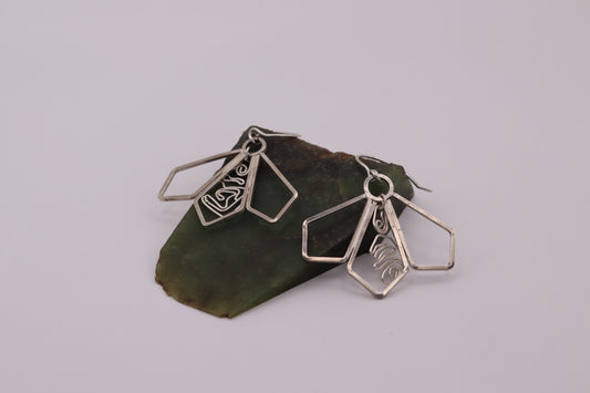 Fantail Earrings Small